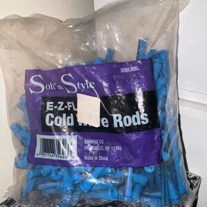 Multicolor and sized hair rods ranging from 4.99 and up. Selling as a bundle.